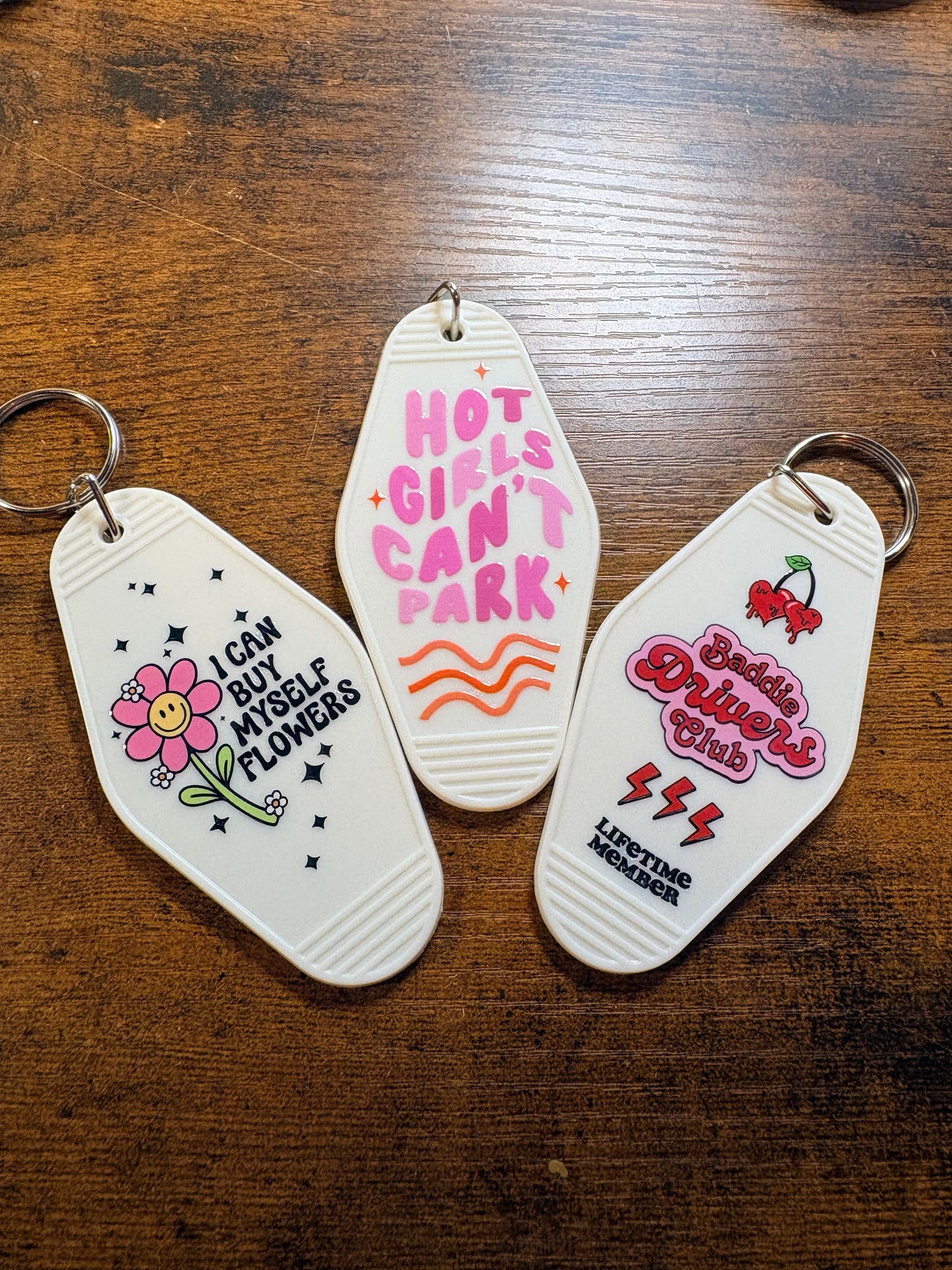 Girlie keychains